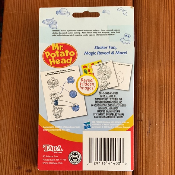 Mr. Potato Head Activity Game Pad - Picture 2 of 2